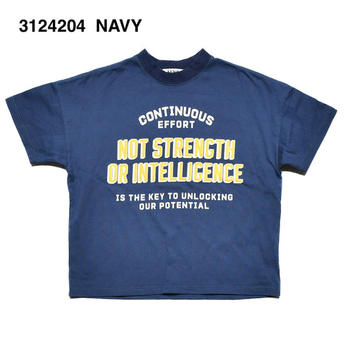 【130/140/150cm】カジュアル2柄ロゴTシャツ3124204j【NEWO/ネオ】